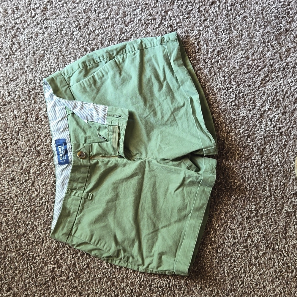 Olive green old navy shorts size 0